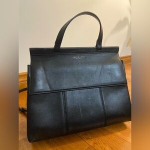 Tory Burch Black Structured Shoulder Bag